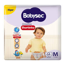 Fralda Babysec Shortinho Hiper M C/64
