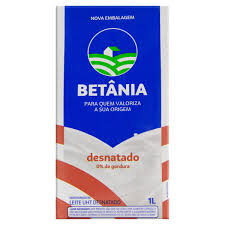 Leite Líquido  Desnatado Betânia 1L