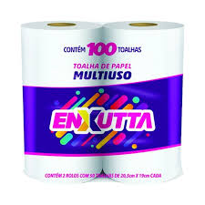 Toalha de Papel Enxutta c/ 2 rolos