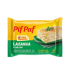 Lasanha 4 queijos Pif Paf 600g