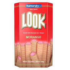 Biscoito Look Itamaraty Morango 55g